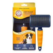 Dog Grooming Slicker Brush Arm & Hammer com aroma de baunilha