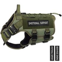Dog Harness PETNANNY Tactical Service Colete para cães verde tamanho L Dog Harness PETNANNY Tactical Service Colete para cães verde tamanho L