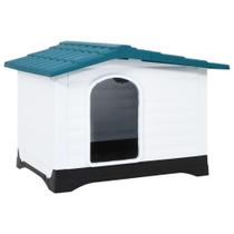 Dog House vidaXL Durável Polipropileno Outdoor Blue