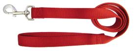 Dog Lead Hamilton, nylon de espessura única, 2,5 cm x 1,8 m, vermelho