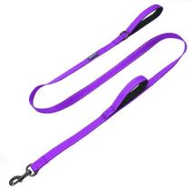 Dog Leash Max e Neo Double Handle Traffic Reflective Purple Dog Leash Max e Neo Double Handle Traffic Reflective Purple