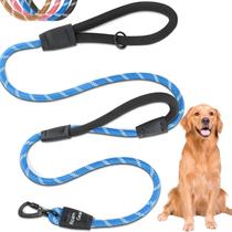 Dog Leash Roam Gear de 6 pés com 2 alças acolchoadas para médio/grande