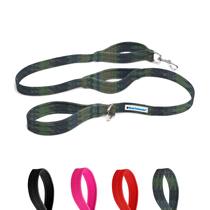 Dog Leash Shed Defender Standard de 5 pés com 3 alças acolchoadas Dog Leash Shed Defender Standard de 5 pés com 3 alças acolchoadas