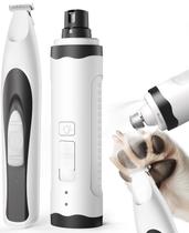 Dog Paw Trimmer oneisall Quiet Nail Grinder com luz LED