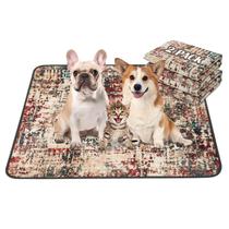 Dog Pee Pads Qeils, pacote com 2, 91 x 104 cm, laváveis, à prova de vazamentos