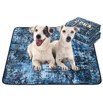Dog Pee Pads Qeils, pacote com 2, 91 x 104 cm, laváveis, à prova de vazamentos
