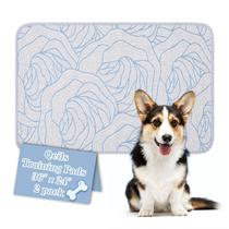 Dog Pee Pads Qeils, pacote com 2 tapetes absorventes reutilizáveis de 91 x 61 cm