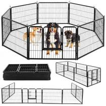 Dog Playpen BestPet Metal 24/32/40 cm de altura para cães grandes/médios/pequenos Dog Playpen BestPet Metal 24/32/40 cm de altura para cães grandes/médios/pequenos