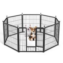 Dog Playpen Simple Deluxe para interior/exterior de 24 cm e 8 painéis