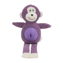 Dog Plush Squeaky Toy Monkey Treat Ball roxa de 20 cm Dog Plush Squeaky Toy Monkey Treat Ball roxa de 20 cm