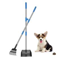 Dog Pooper Scooper QiMH atualizado em aço inoxidável extra grande Dog Pooper Scooper QiMH atualizado em aço inoxidável extra grande