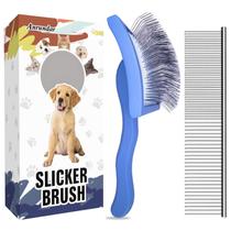 Dog Slicker Brush Anrundar para kit de higiene Golden Doodle