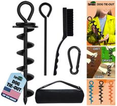 Dog Tie Out Stake Eurmax USA Heavy Duty para cães grandes