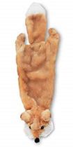 Dog Toy Best Pet Supplies 2 em 1 Stuffless Squeaky Fox Medium Dog Toy Best Pet Supplies 2 em 1 Stuffless Squeaky Fox Medium