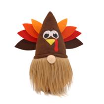 Dog Toy Midlee Thanksgiving Gnome com bola escondida para cachorro