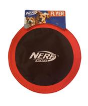 Dog Toy Nerf Dog Nylon Flyer de 25 cm, durável, resistente à água