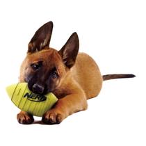 Dog Toy Nerf Dog Rubber Football com guincho para médio/grande