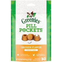 Dog Treats Greenies Pill Pockets tamanho tablet Chicken 90g