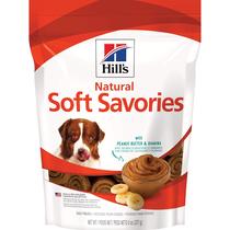 Dog Treats Hill's Natural Soft Savories, manteiga de amendoim e banana