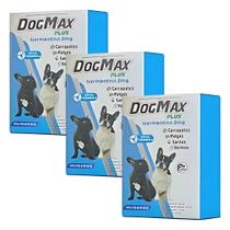 DogMax Plus Ação 4 em 1 Antipulgas, Carrapatos, Vermes e Sarna Comprimidos para Cães e Gatos de Todas as Raças e Tamanhos