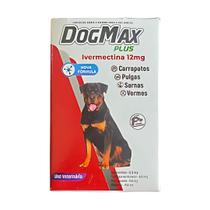 DogMax Plus Ação 4 em 1 Antipulgas, Carrapatos, Vermes e Sarna Comprimidos para Cães e Gatos de Todas as Raças e Tamanhos