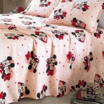 Dohler Kit Colcha Licenciado 3 peças - Casal 2.20x2.50 - Mickey e Minnie