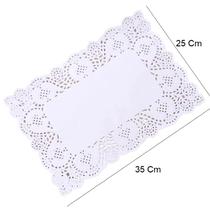 Doilies de Papel Rendado Bandeja Decorada 24 Peças Grande Retangular Toalhas Enfeite Doilies de Papel Rendado Bandeja Decorada 24 Peças Grande Retangular Toalhas Enfeite