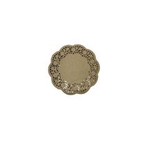 Doilies toalha de papel rendado Redondo 12,5cm Kraft 52 un