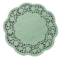Doilies toalha de papel rendado Redondo 12,5cm Verde 52 un Doilies toalha de papel rendado Redondo 12,5cm Verde 52 un