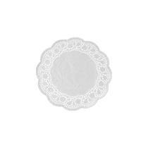 Doilies toalha de papel rendado Redondo 25cm Branco 52 un