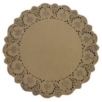 Doilies toalha de papel rendado Redondo 36cm Kraft 52 un Doilies toalha de papel rendado Redondo 36cm Kraft 52 un