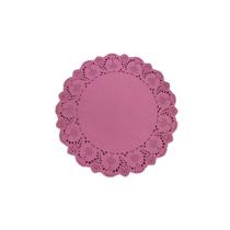 Doilies toalha de papel rendado Redondo Rosa 34,5cm 52 un