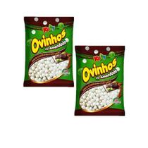 Dois Pacotinhos Ovinhos de Amendoim Snack com 1Kg Cada