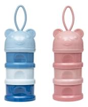 Dois Potes Empilháveis Porta Leite Em Pó Snack Buba Dois Potes Empilháveis Porta Leite Em Pó Snack Buba