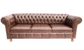 Dois Sofás Chesterfield Luiz XV 2,30 Corano Marrom sala de estar/recepção/ barbearia Dois Sofás Chesterfield Luiz XV 2,30 Corano Marrom sala de estar/recepção/ barbearia