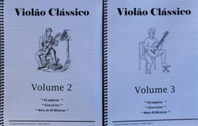 Dois Volumes De Livros Violão Clássico Vol 2 e 3
