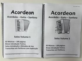 Dois Volumes Solos Acordeão Acordeon 200 Pg 145 Músicas Dois Volumes Solos Acordeão Acordeon 200 Pg 145 Músicas