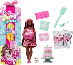 Doll Barbie Party Unboxed com acessórios Pet Birthday Series Doll Barbie Party Unboxed com acessórios Pet Birthday Series