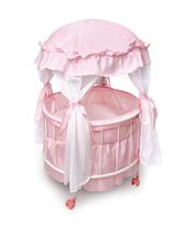 Doll Bed Badger Basket Pavilion com tapete acolchoado para bonecas de 18 polegadas Doll Bed Badger Basket Pavilion com tapete acolchoado para bonecas de 18 polegadas