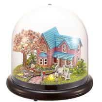 Doll House Cutebee Miniature DIY com móveis para crianças