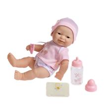 Doll JC Toys La Newborn Nursery de 12 polegadas com acessórios 2+ Y