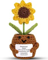 Doll JELUTAR Mini Funny Positive Potato com cartão positivo de 8 cm Doll JELUTAR Mini Funny Positive Potato com cartão positivo de 8 cm