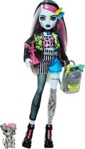 Doll Monster High Frankie Stein com jaqueta jeans e shorts