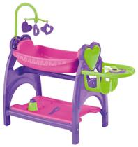 Doll Nursery American Plastic Toys, tudo em um com acessórios