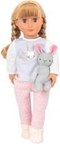Doll Our Generation Sleepover Movie 46 cm com pijama e coelho