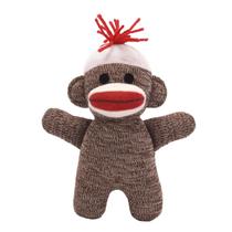 Doll Schylling Sock Monkey Baby Brown 16,5 cm de altura para todas as idades Doll Schylling Sock Monkey Baby Brown 16,5 cm de altura para todas as idades