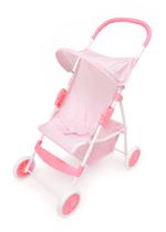 Doll Stroller Badger Basket Guarda-chuva dobrável para bonecas de 18 polegadas