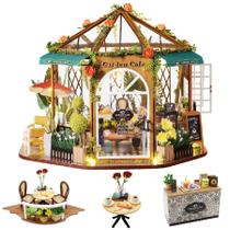 Dollhouse Spilay DIY Miniature com kit de móveis de madeira 1:24 Dollhouse Spilay DIY Miniature com kit de móveis de madeira 1:24