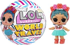 Dolls L.O.L. Surprise! World Travel com 8 surpresas a partir de 4 anos