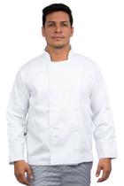 Dolmã chef cozinha masculino branco